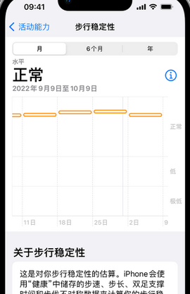 武鸣iPhone手机维修如何在iPhone开启'步行稳定性通知'