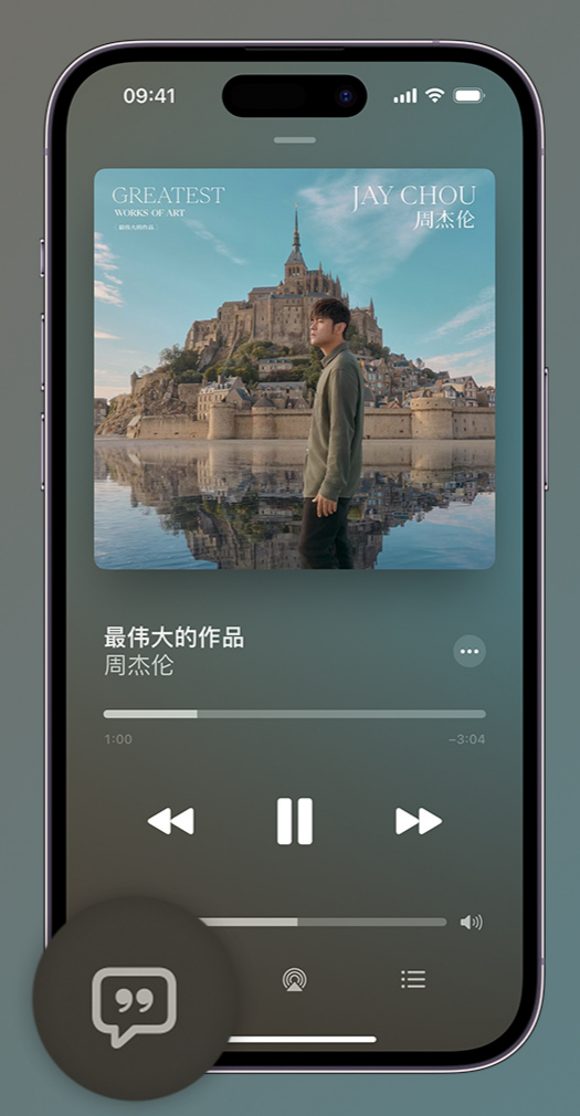 武鸣iphone维修分享如何在iPhone上使用Apple Music全新唱歌功能 